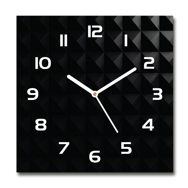 Square wall clock Abstraction Background