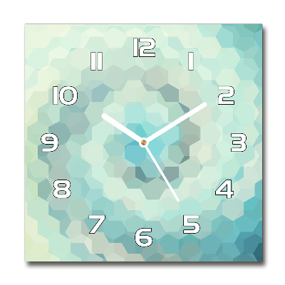 Square wall clock Abstraction Background