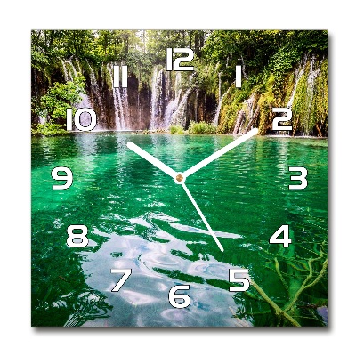 Square wall clock Plitwickie Lake