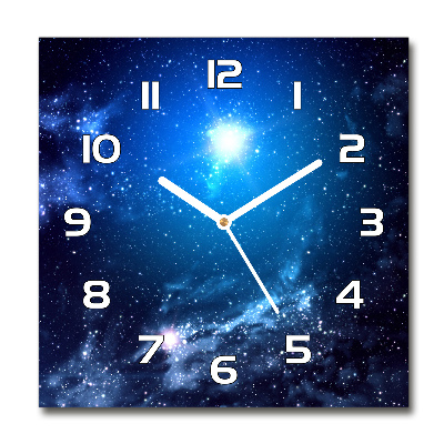 Square wall clock Nebula