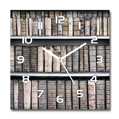 Square wall clock Bookshelf