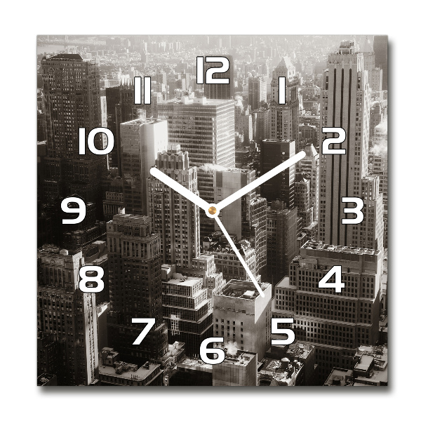 Square wall clock New York