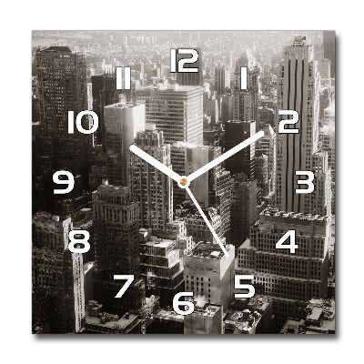 Square wall clock New York