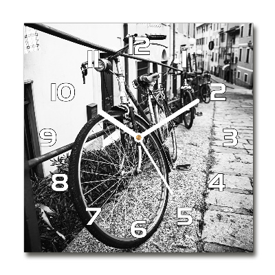 Square wall clock City bikes