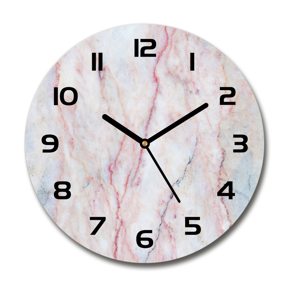 Round wall clock Marble