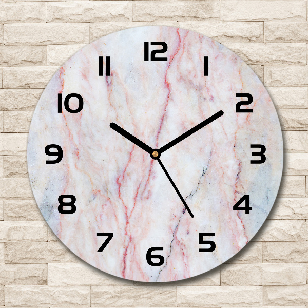 Round wall clock Marble