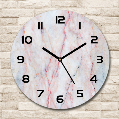 Round wall clock Marble