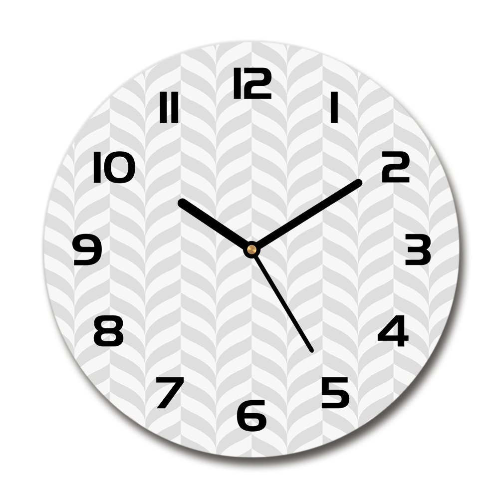 Round wall clock Geometric background