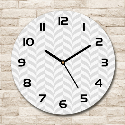 Round wall clock Geometric background