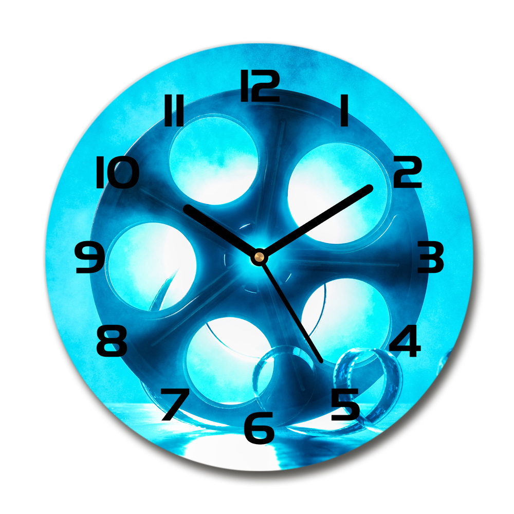 Round wall clock Film roll