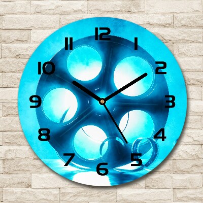 Round wall clock Film roll