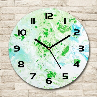 Round wall clock Abstract background