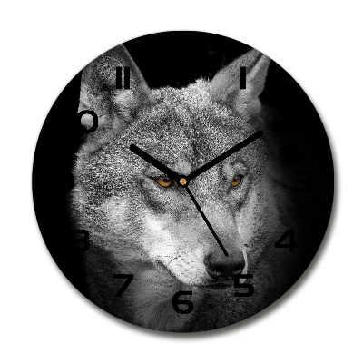 Round wall clock Wolf