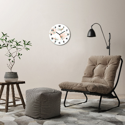 Round wall clock Dandelion