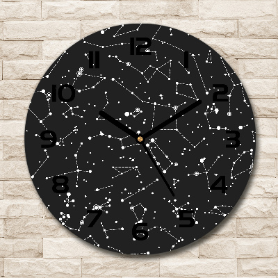 Round wall clock Constellation