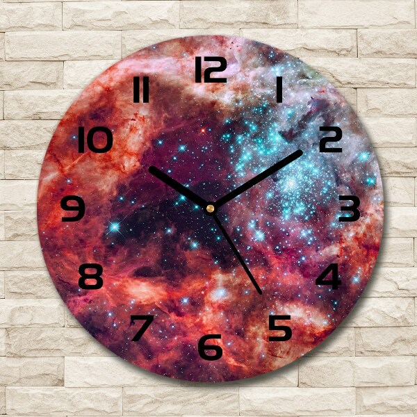 Round wall clock Magellan cloud