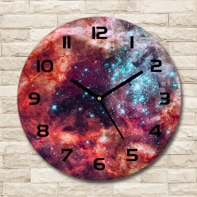 Round wall clock Magellan cloud