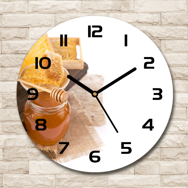 Round wall clock Honey