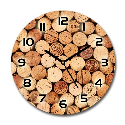 Round wall clock Wine traffic jams