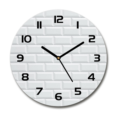 Round wall clock Ceramic wall