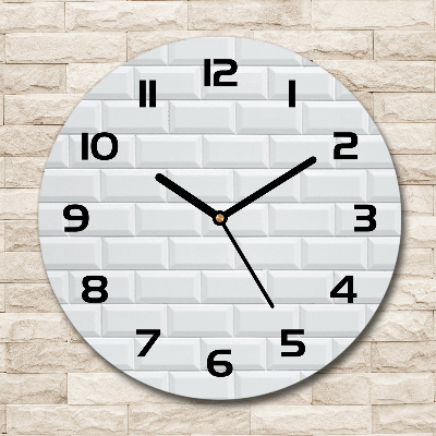 Round wall clock Ceramic wall