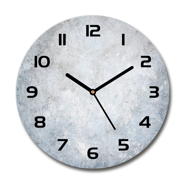 Round wall clock Concrete background