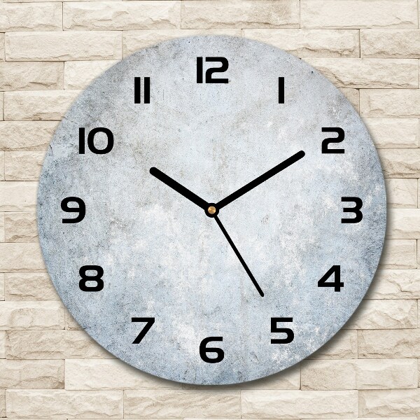 Round wall clock Concrete background