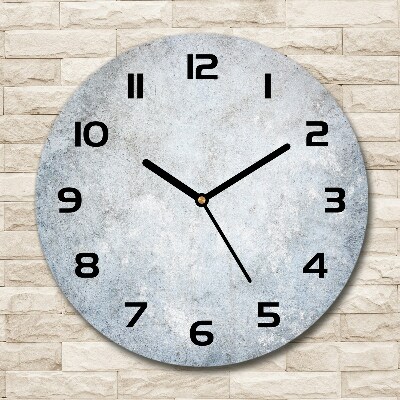 Round wall clock Concrete background