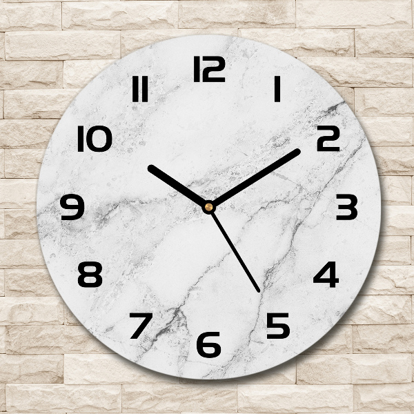 Round wall clock Marble