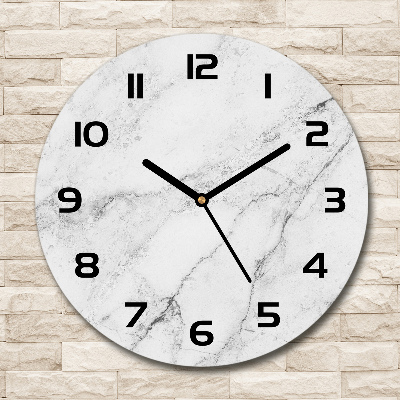 Round wall clock Marble