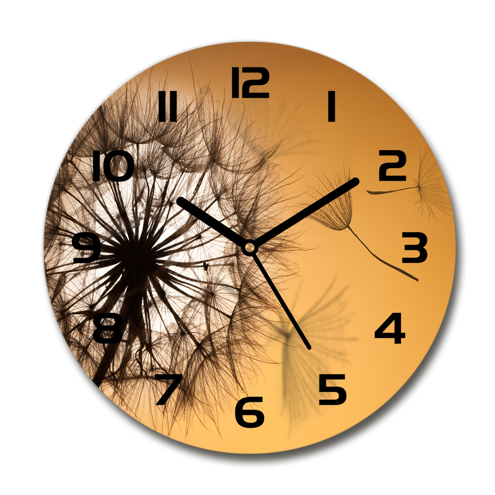 Round wall clock Dandelion