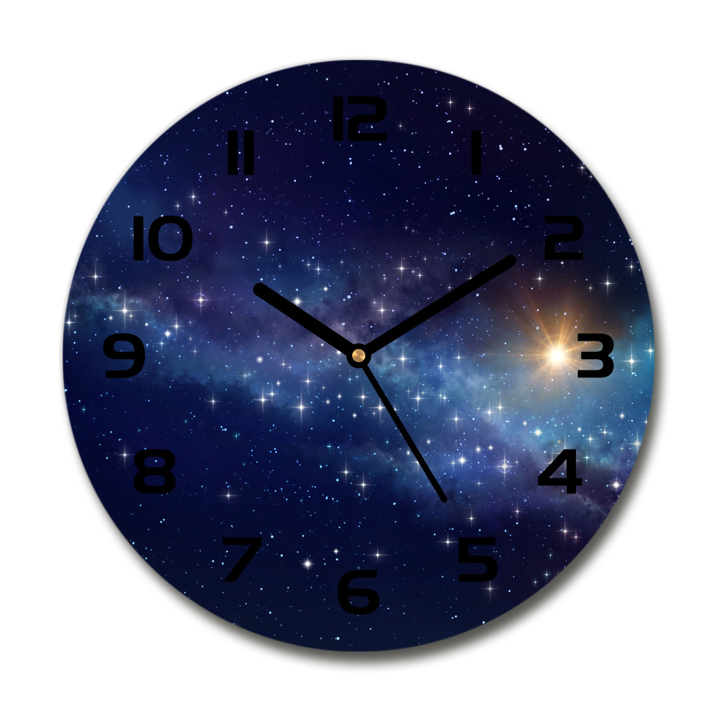 Round wall clock Galaxy