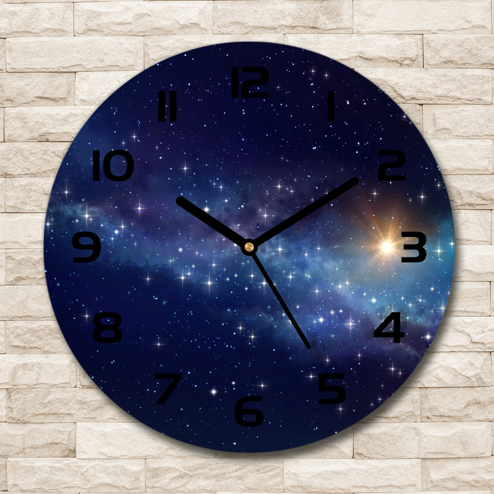 Round wall clock Galaxy