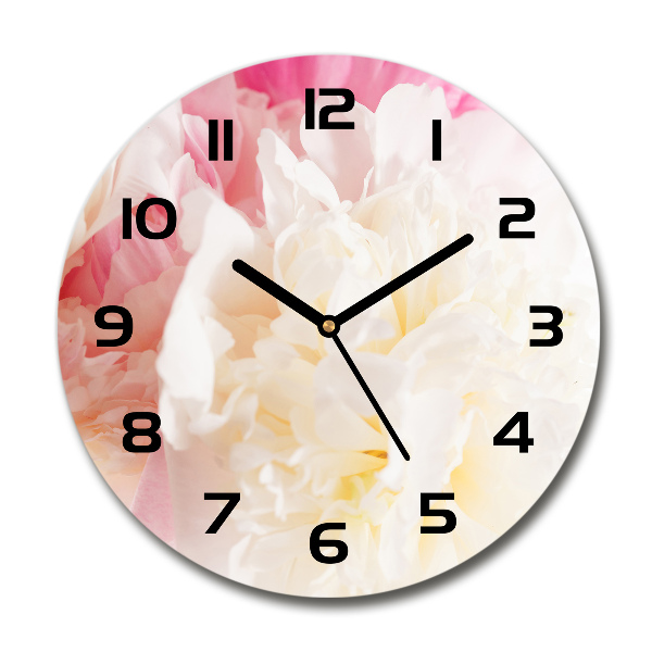 Round wall clock Peony