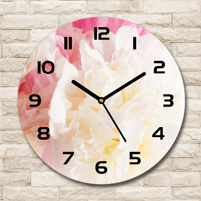 Round wall clock Peony