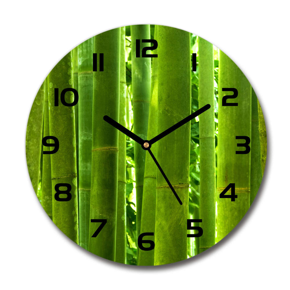 Round wall clock Bamboo