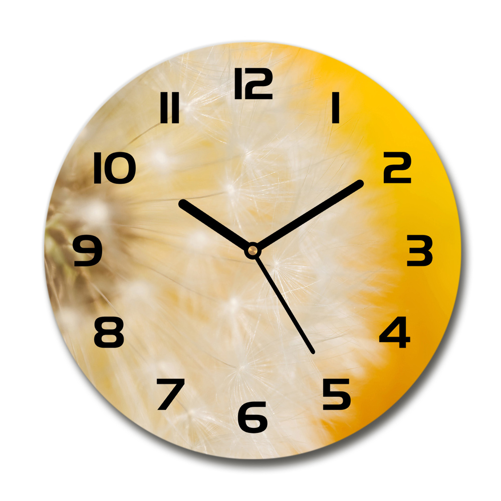 Round wall clock Dandelion