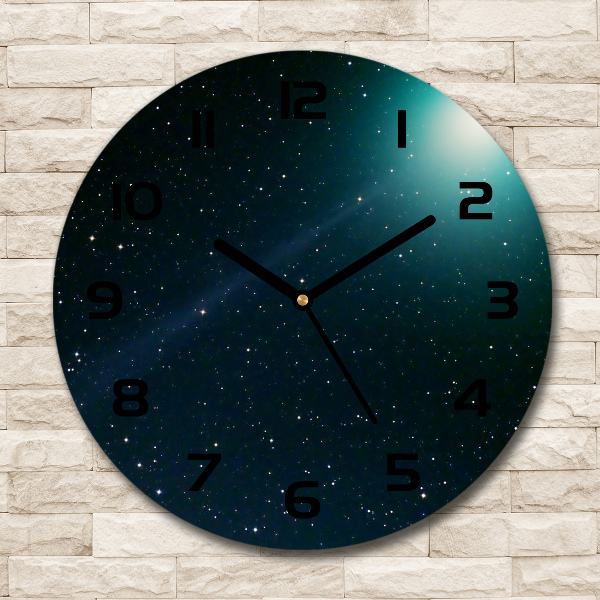 Round wall clock Galaxy