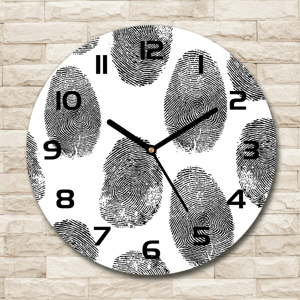 Round wall clock Fingerprints