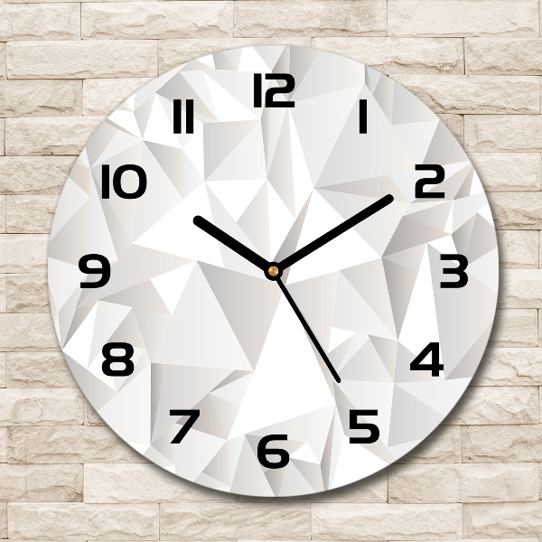 Round wall clock Abstract background