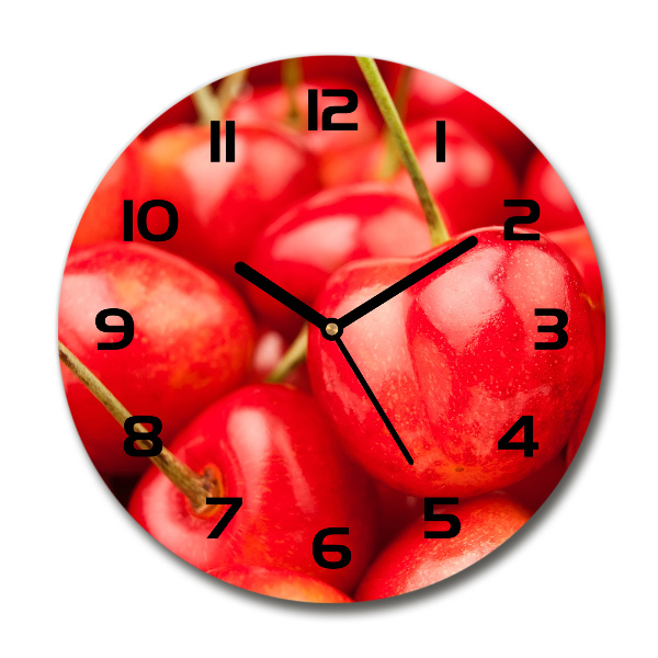 Round wall clock Cherry