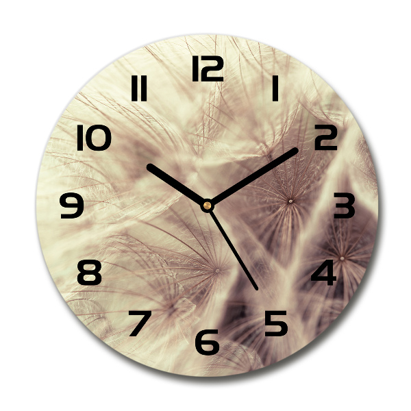 Round wall clock Dandelion