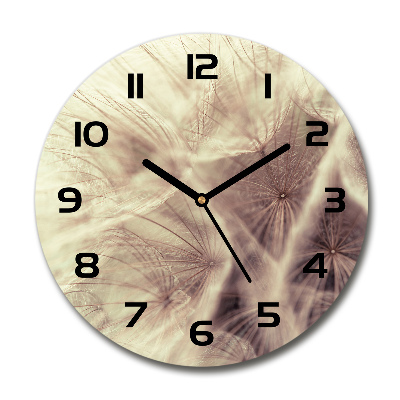 Round wall clock Dandelion