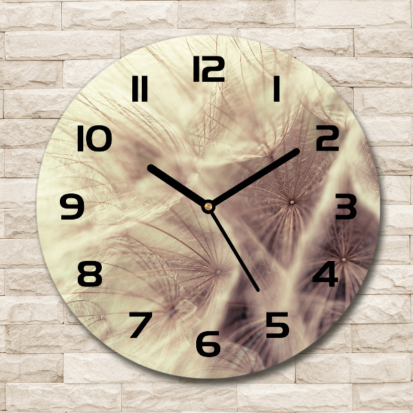 Round wall clock Dandelion