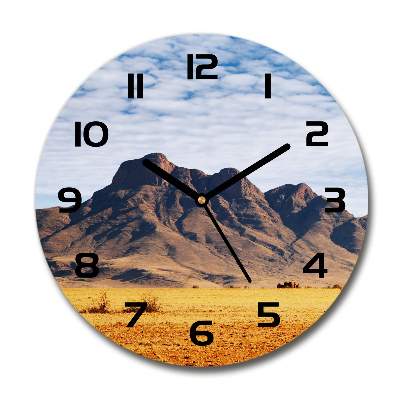 Round wall clock Rocks in Namibia