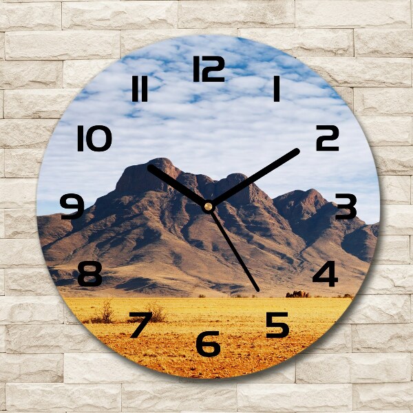 Round wall clock Rocks in Namibia