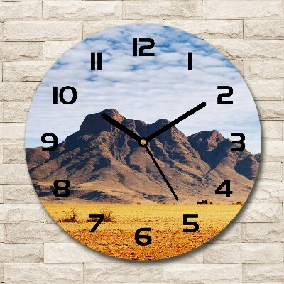 Round wall clock Rocks in Namibia