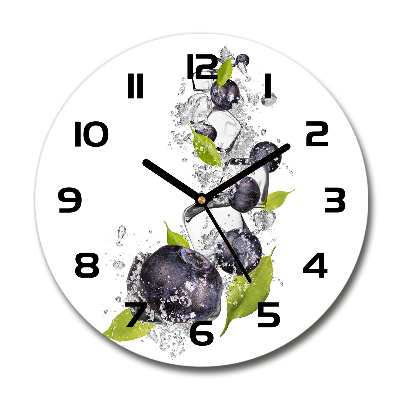 Round wall clock Ice berries