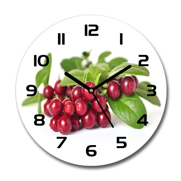 Round clock glass Cowberry