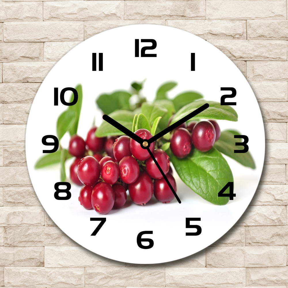 Round clock glass Cowberry